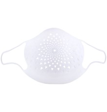 Многоразовая маска с прополисом PropMask, силиконовая, белая