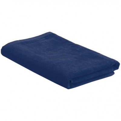 Купить Пляжное полотенце в сумке SoaKing, синее с нанесением