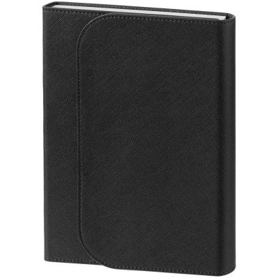 Купить Ежедневник Clappy, недатированный, черный с нанесением