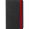 Купить Ежедневник Velours, недатированный, черный с красным с нанесением логотипа