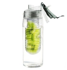 Бутылка для воды Flavour It 2 Go, серая