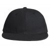Купить Бейсболка Unit Snapback с прямым козырьком, черная с нанесением логотипа