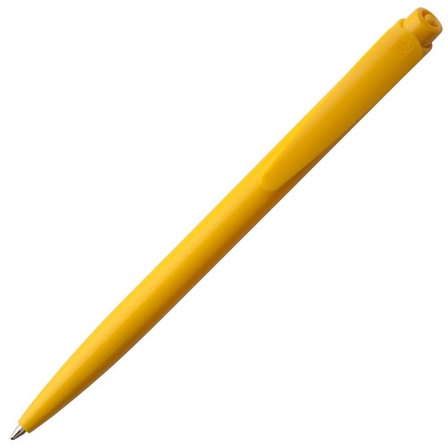 Купить Ручка шариковая Senator Dart Polished, желтая с нанесением логотипа