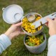 Купить Ланчбокс Club Bento Organic, серый с нанесением логотипа