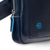 Купить Сумка-планшет мужская Piquadro Blue Square, синяя с нанесением логотипа