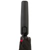 Купить Зонт-трость Fiber Move AC, черный с красным с нанесением логотипа