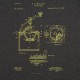 Купить Футболка приталенная Old Patents. Coffee Mill, черный меланж с нанесением логотипа