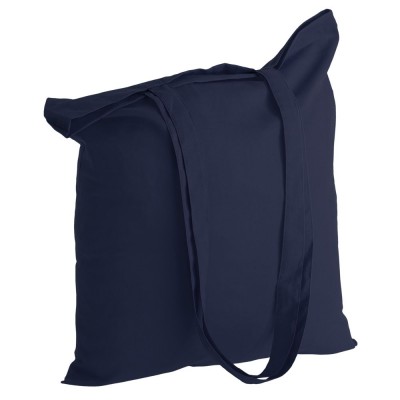 Купить Холщовая сумка Basic 105, темно-синяя с нанесением
