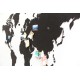 Купить Деревянная карта мира World Map True Puzzle Large, черная с нанесением логотипа