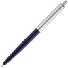 Купить Ручка шариковая Senator Point Metal, темно-синяя с нанесением логотипа
