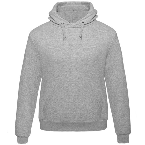 Купить Толстовка Hooded, серый меланж с нанесением логотипа