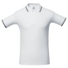 Купить Рубашка поло Virma Stripes, белая с нанесением логотипа