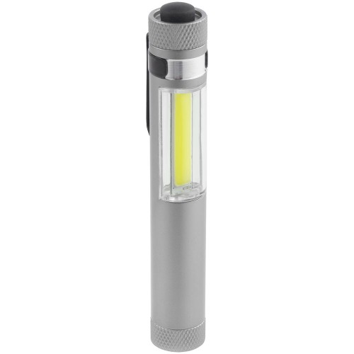 Купить Фонарик-факел LightStream, малый, серый с нанесением логотипа Купить Фонарик-факел LightStream, малый, серый с нанесением логотипа