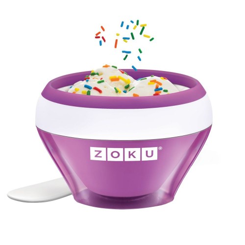 Купить Мороженица Ice Cream Maker, фиолетовая с нанесением логотипа