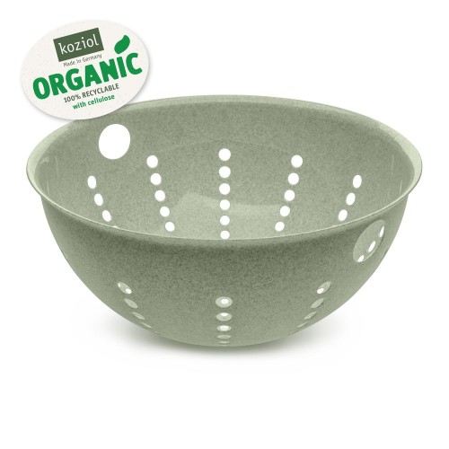 Купить Дуршлаг Palsby Organic, большой, зеленый с нанесением логотипа