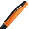 Купить Ручка шариковая Pin Special, черно-оранжевая с нанесением логотипа