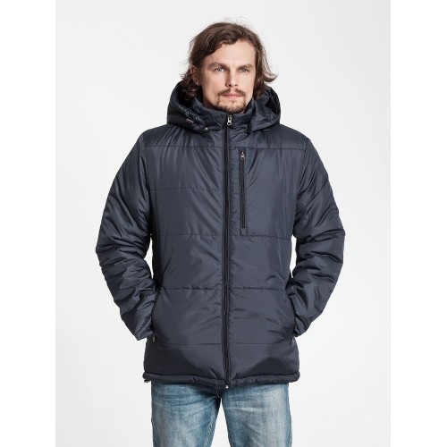 Купить Куртка Unit Tulun, темно-синяя с нанесением логотипа