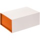 Купить Коробка LumiBox, оранжевая с нанесением логотипа
