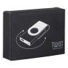 Купить Внешний аккумулятор Twist 4000 mAh, синий с нанесением логотипа