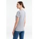 Купить Футболка женская T-bolka Stretch Light Lady, серый меланж с нанесением логотипа