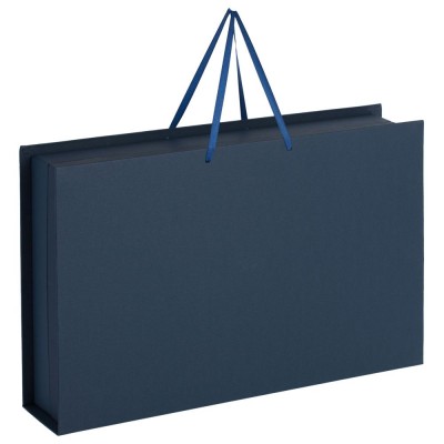 Купить Коробка «Блеск» под набор, синяя с нанесением логотипа
