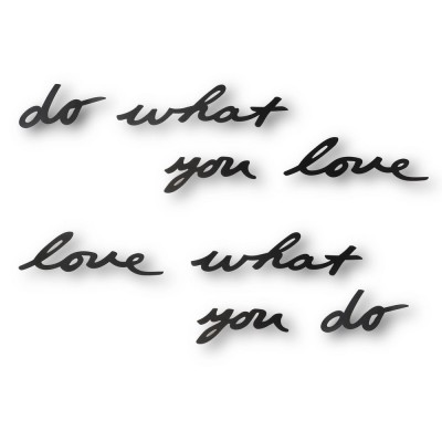 Купить Декоративная надпись Do What You Love с нанесением логотипа