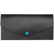 Купить Органайзер для путешествий Envelope, черный с голубым с нанесением логотипа