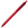 Купить Ручка шариковая Bolide Transparent, красная с нанесением логотипа