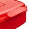 Купить Ланчбокс Cube, красный с нанесением логотипа