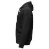 Купить Толстовка мужская Hooded Full Zip черная с нанесением логотипа