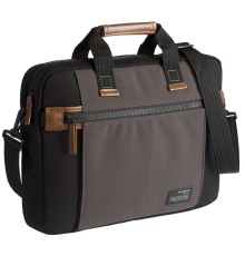 Сумка для ноутбука Sideways Laptop Bag, черная с серым