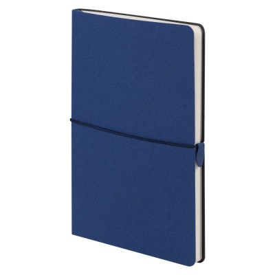 Купить Ежедневник Folks, недатированный, синий с нанесением логотипа