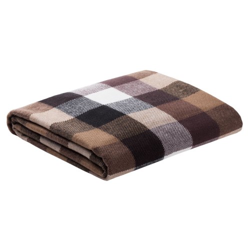 Купить Плед Countryside, коричневый с нанесением логотипа