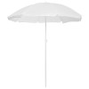 Купить Зонт пляжный Mojacar, белый с нанесением логотипа