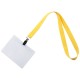 Купить Лента для бейджа Neckband, желтая с нанесением логотипа