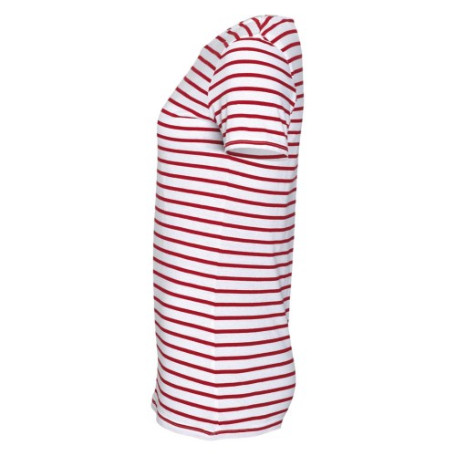 Купить Футболка MILES WOMEN белая с красным с нанесением логотипа Купить Футболка MILES WOMEN белая с красным с нанесением логотипа