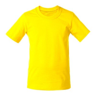 Купить Футболка детская T-Bolka Kids, желтая с нанесением