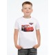 Купить Футболка детская Lightning McQueen, белая с нанесением логотипа