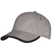 Бейсболка Unit Trendy, серая с черным