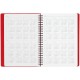Купить Ежедневник Twill, недатированный, красный с нанесением логотипа