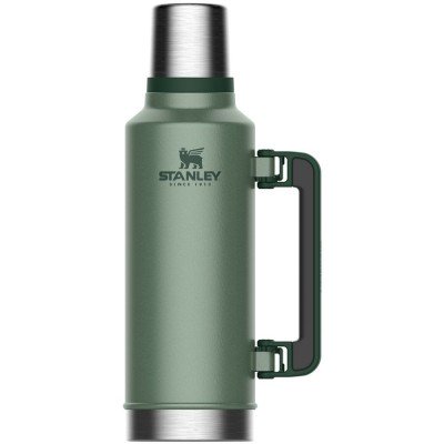 Купить Термос Stanley Classic 1,9 л, темно-зеленый с нанесением