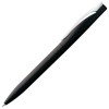 Купить Ручка шариковая Pin Silver, черный металлик с нанесением логотипа