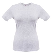 Футболка женская T-bolka Stretch Lady, серый меланж
