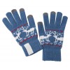 Купить Сенсорные перчатки Raindeer, синие с нанесением логотипа