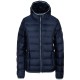 Купить Куртка пуховая женская Tarner Lady Comfort, темно-синяя с нанесением логотипа