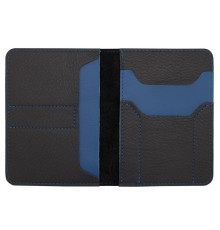 Автобумажник Hakuna Matata, черный с синий