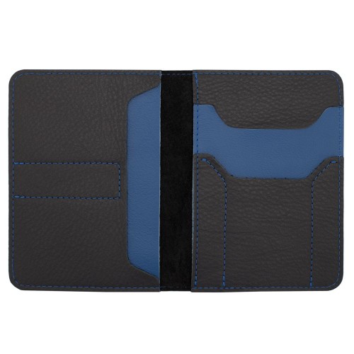 Купить Автобумажник Hakuna Matata, черный с синий с нанесением логотипа