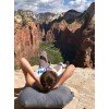 Купить Надувная подушка Pillow Luxe, серая с нанесением логотипа