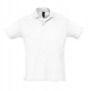 Купить Рубашка поло мужская SUMMER 170, белая с нанесением логотипа