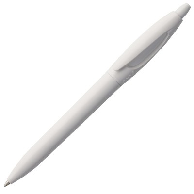 Купить Ручка шариковая S! (Си), белая с нанесением логотипа